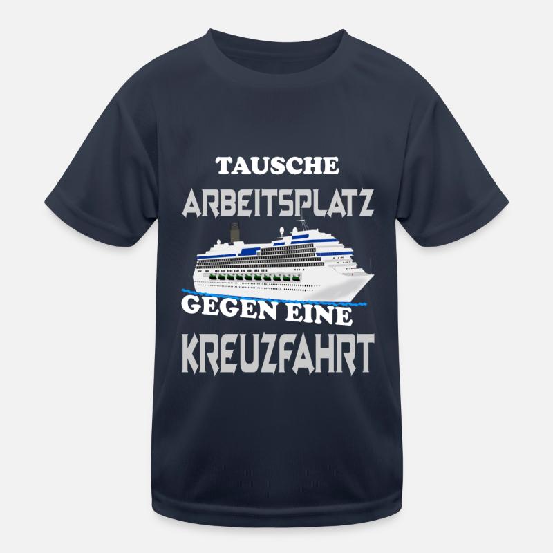 Kreuzfahrtschiff Kreuzfahrt Schiffsreise Kinder Funktions-T-Shirt