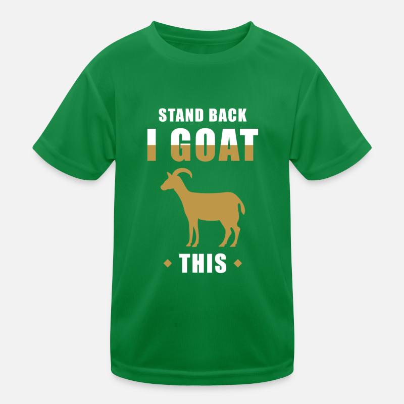Chèvre Dicton drôle bouc mot T-shirt sport Enfant