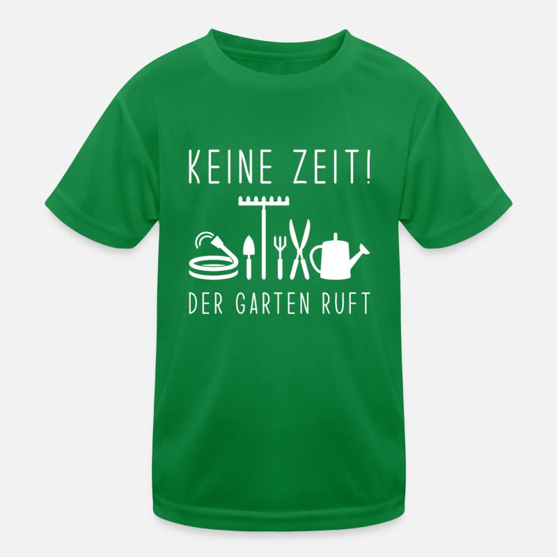 Garten Ruft Kinder Funktions-T-Shirt