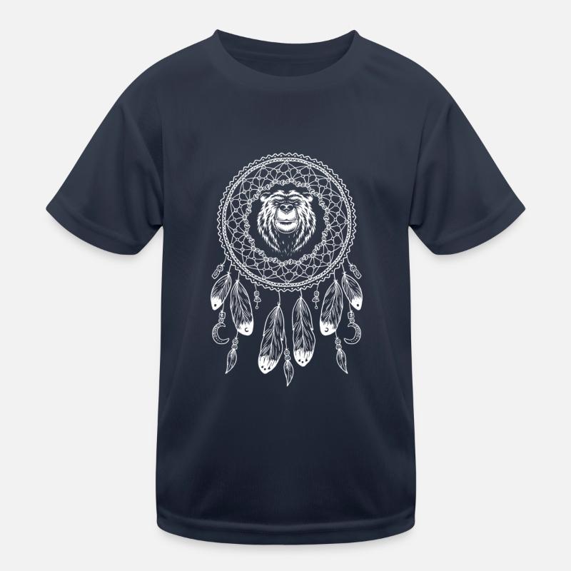 Sternzeichen Native American Bär Kinder Funktions-T-Shirt