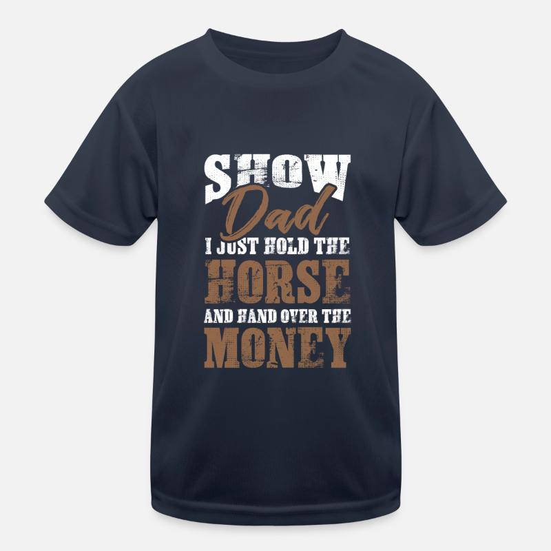 dad pferd papa Kinder Funktions-T-Shirt