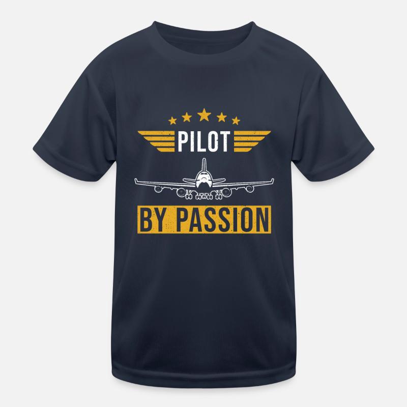 Pilot Spruch Geschenk Piloten Kinder Funktions-T-Shirt