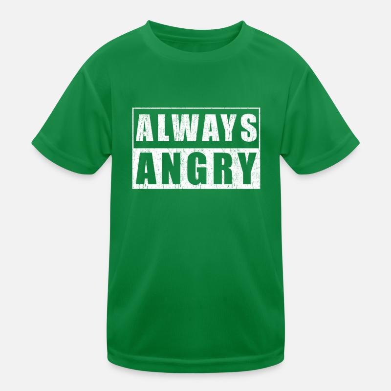 Wut Wütend Immer Wütend Kinder Funktions-T-Shirt