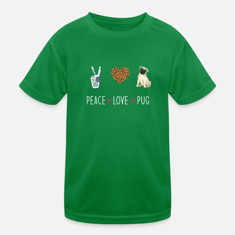 Mops Kinder Funktions-T-Shirt