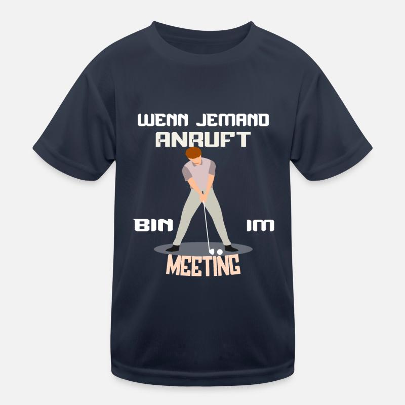 Golfspieler Geschenk Golf Golfer Golfplatz Kinder Funktions-T-Shirt
