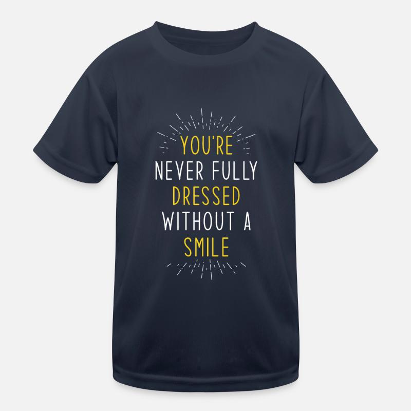 Lachen Spruch Kinder Funktions-T-Shirt