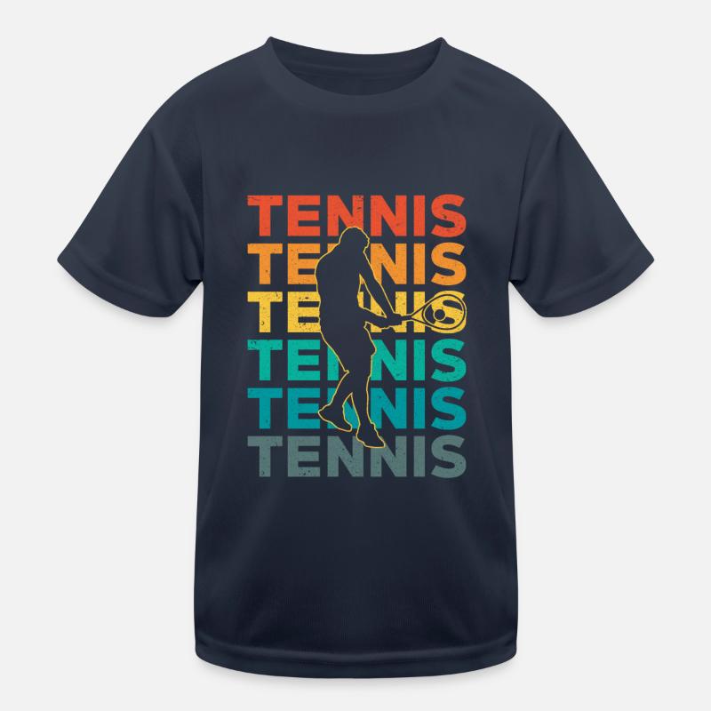 Tennis Retro Kids Functional T-Shirt