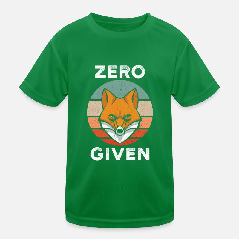 Zero Fox Given Kinder Funktions-T-Shirt