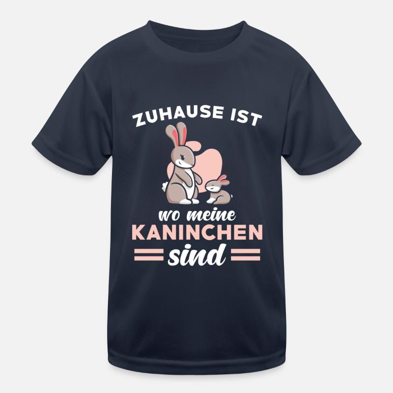 Kaninchen Spruch niedlich Kinder Funktions-T-Shirt