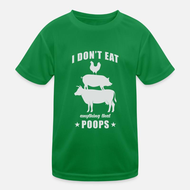 Vegetarier Geschenk Kinder Funktions-T-Shirt