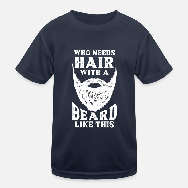 bald head Kids Functional T-Shirt