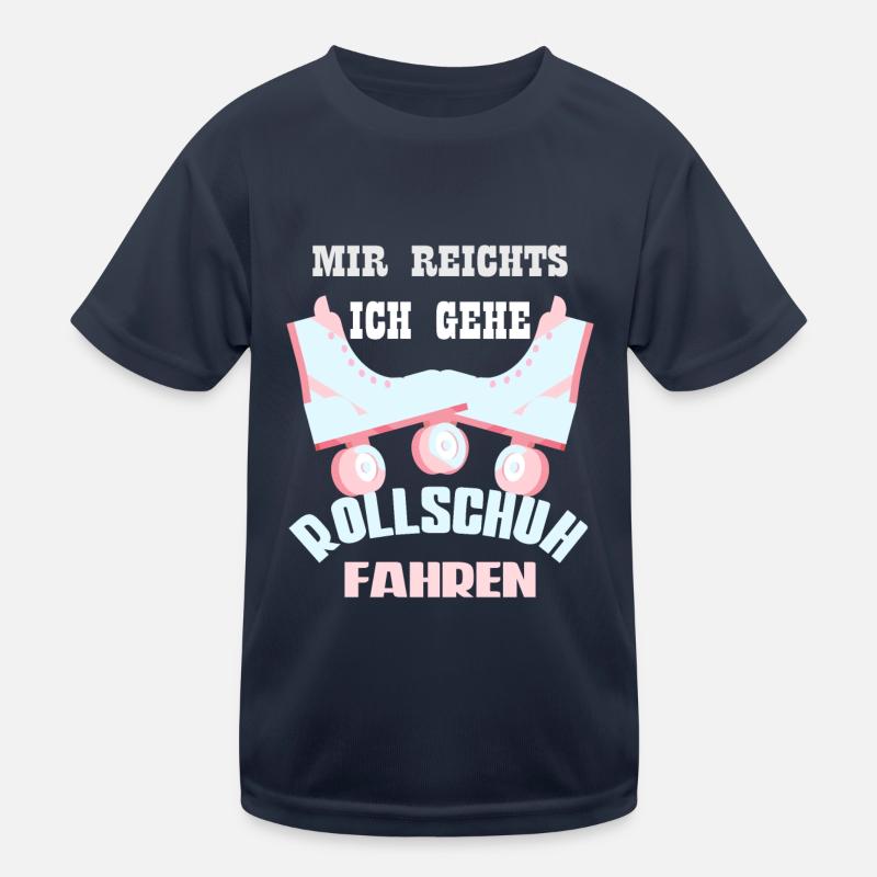 Rollschuh Rollschuhe Rollschuhlaufen Geschenk Kinder Funktions-T-Shirt