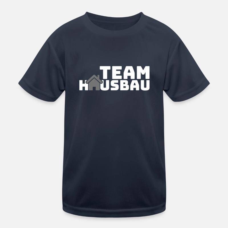 Petit maître d’ouvrage Jeune maison équipe équipe cadeau T-shirt sport Enfant