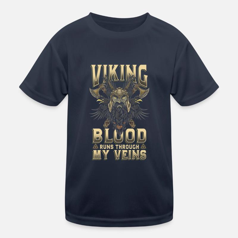 Wikinger Kinder Funktions-T-Shirt