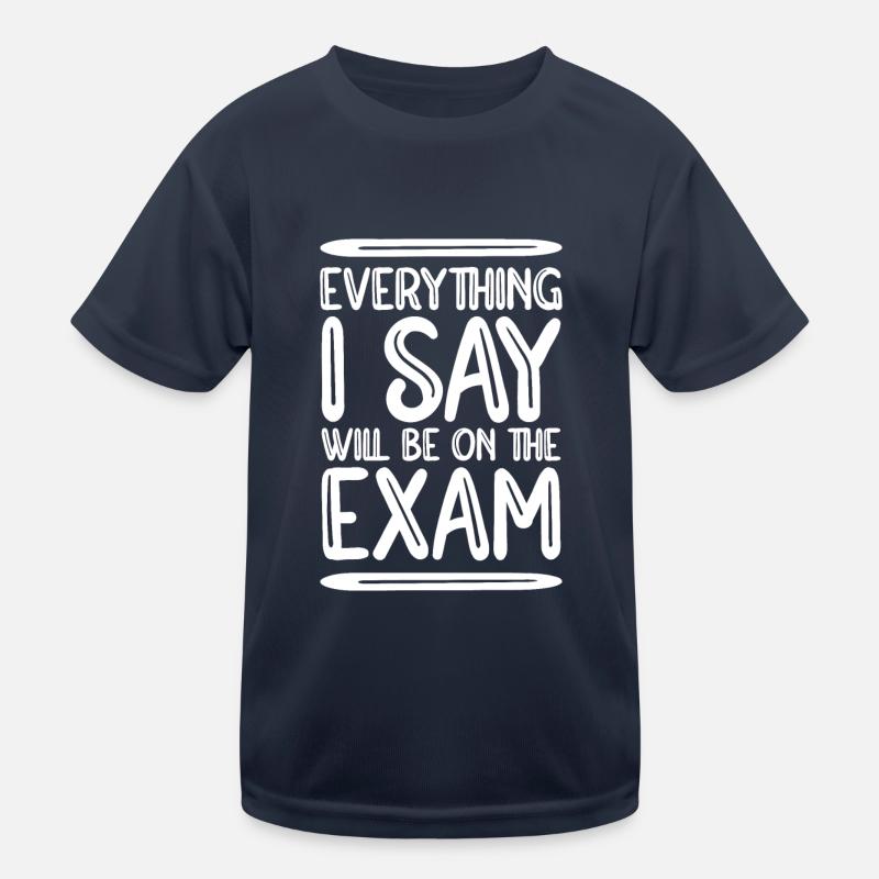 Teacher teaching teacher saying funny gift Kids Functional T-Shirt