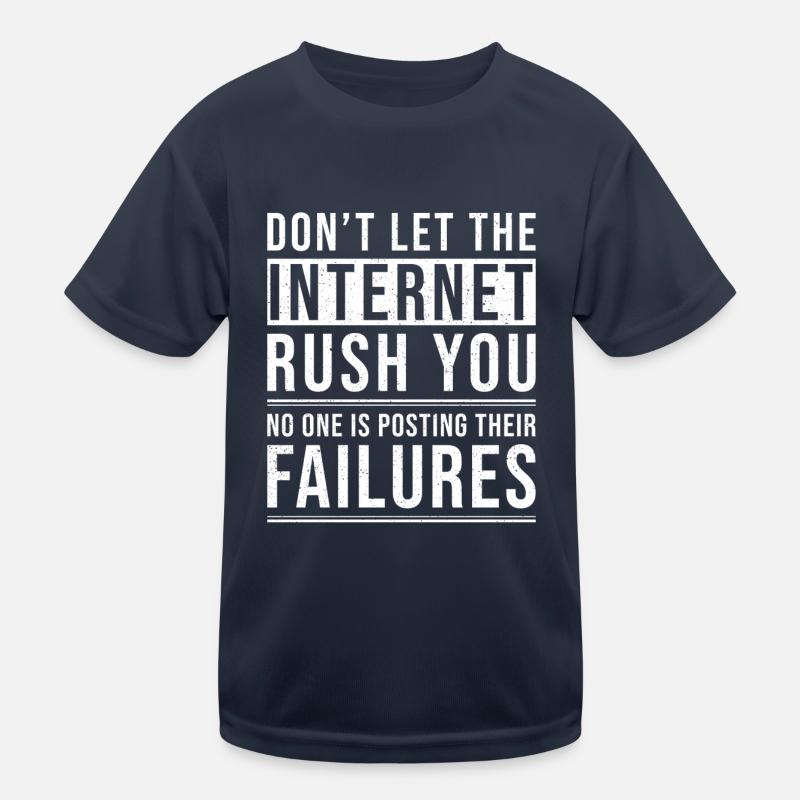 Inspiration citation Internet T-shirt sport Enfant