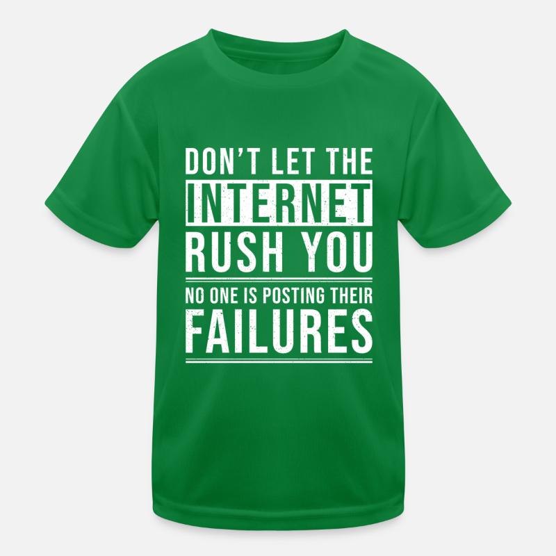 Inspiration citation Internet T-shirt sport Enfant
