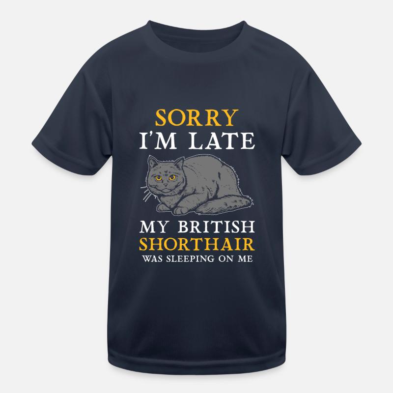 British Shorthair BKH cat Kids Functional T-Shirt