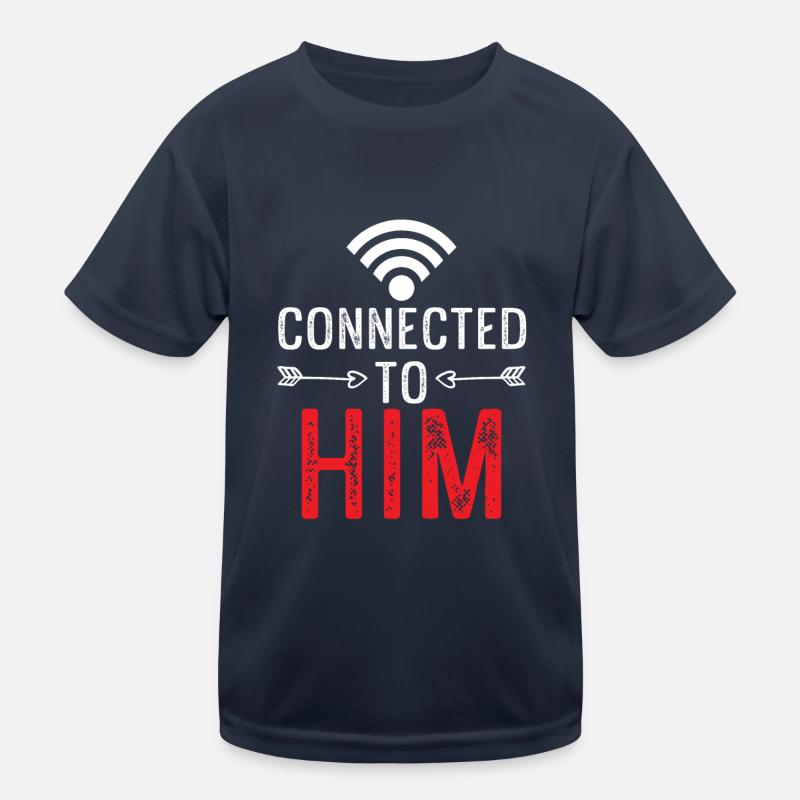 couples connected with him Kids Functional T-Shirt
