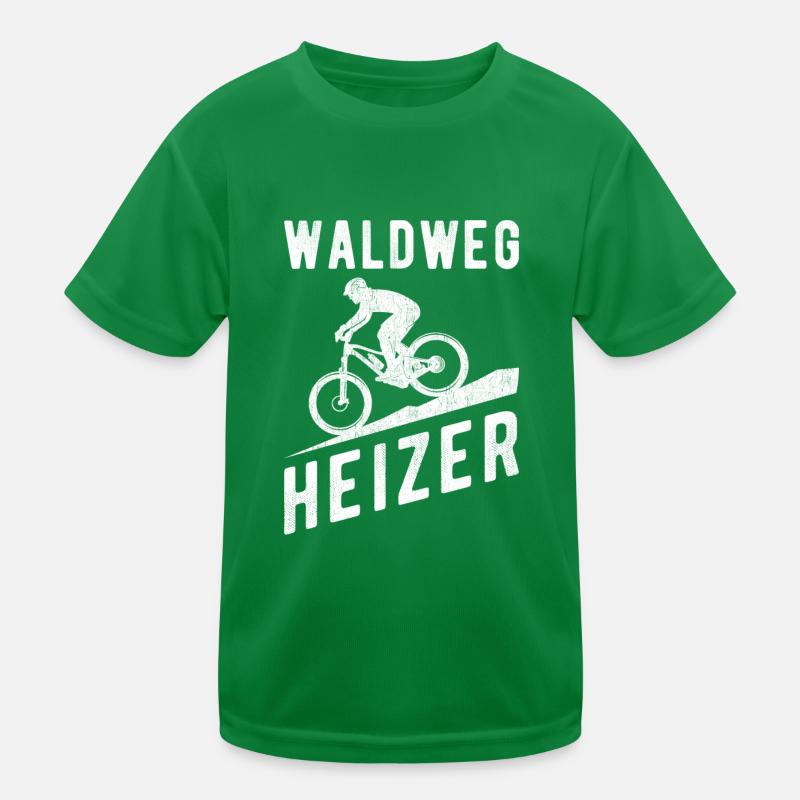 Downhill Waldweg Heizer T-shirt sport Enfant