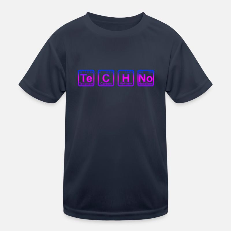 Techno Raver Party Music Kids Functional T-Shirt
