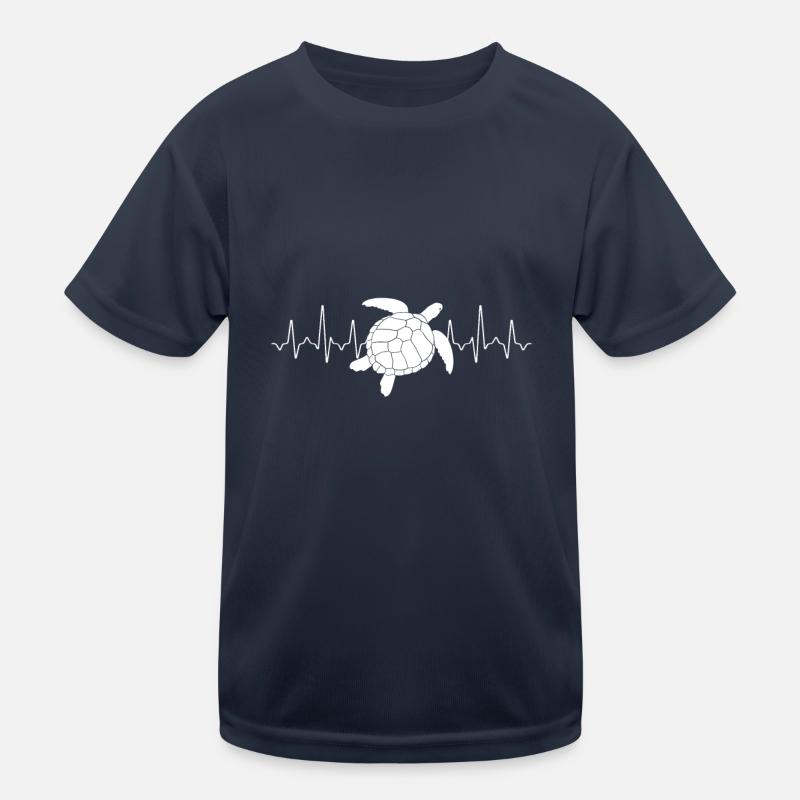 Turtle Heartbeat Kids Functional T-Shirt