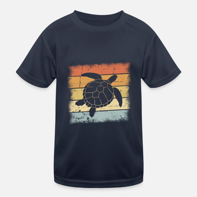 Turtles motif Kids Functional T-Shirt