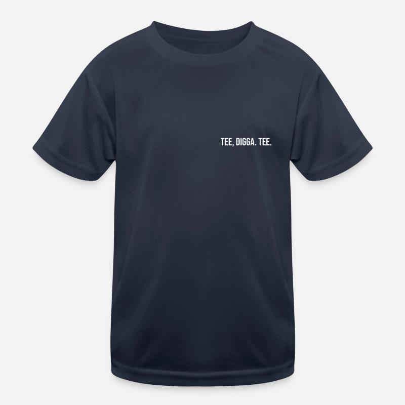 tee digga tee Schwarzer Tee Grüner Tee Weißer Tee Kinder Funktions-T-Shirt