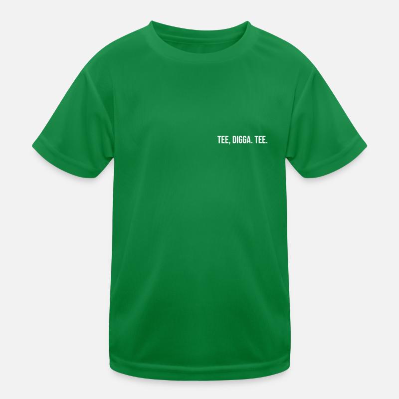 tee digga tee Schwarzer Tee Grüner Tee Weißer Tee Kinder Funktions-T-Shirt