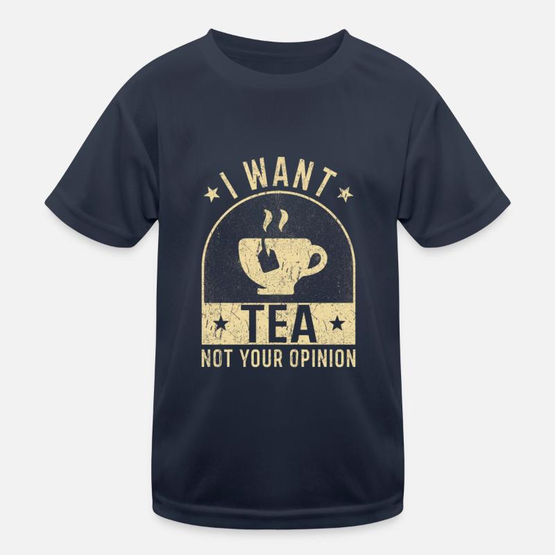 Teeliebhaber Tee Geschenke Tee Spruch Kinder Funktions-T-Shirt