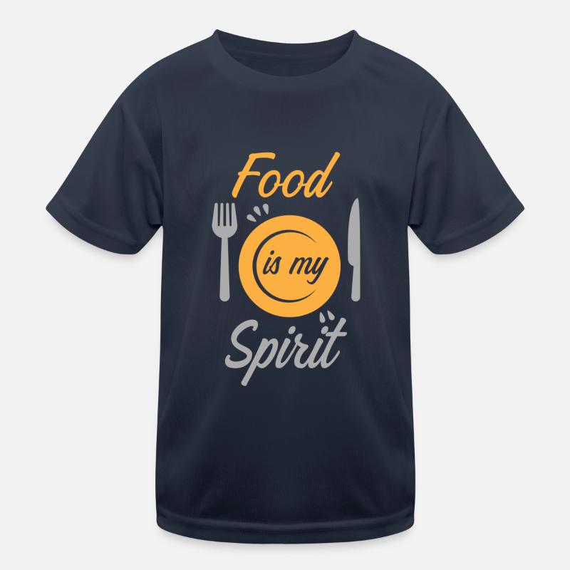 La bouffe sort drôle T-shirt sport Enfant