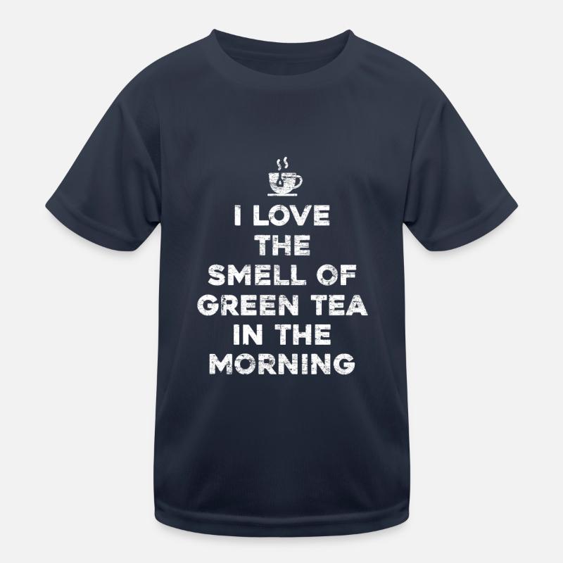 Tee Geschenk Grüner Tee Kinder Funktions-T-Shirt