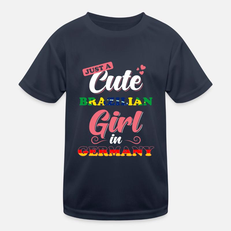 Brazil Germany Saying Kids Functional T-Shirt