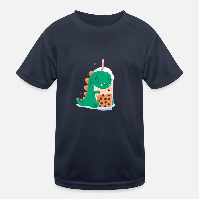 Bubble Tea Dino T-shirt sport Enfant