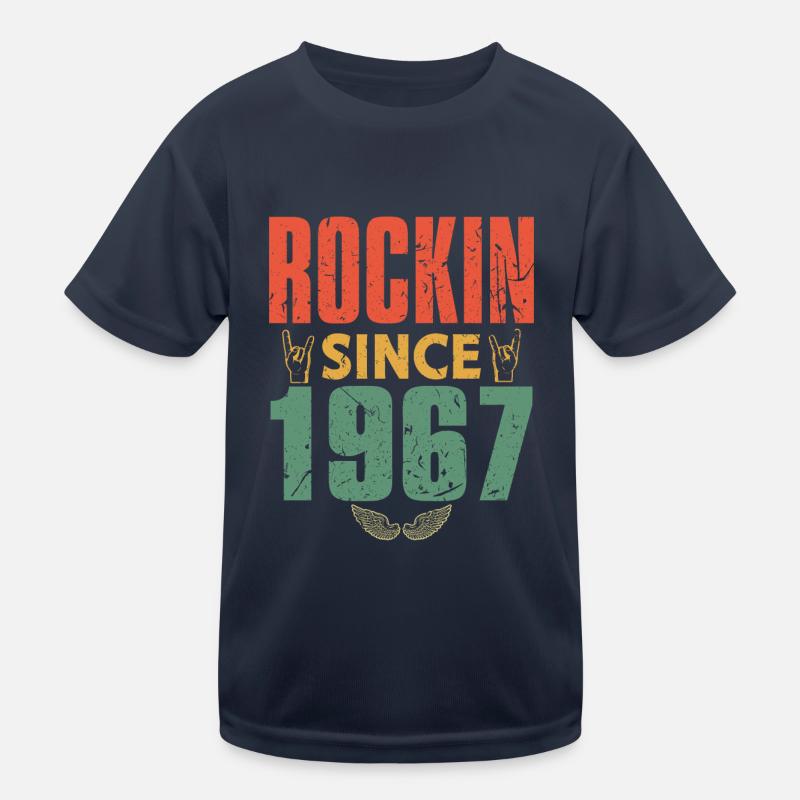 Geburtstag 1967 Spruch Rock Kinder Funktions-T-Shirt