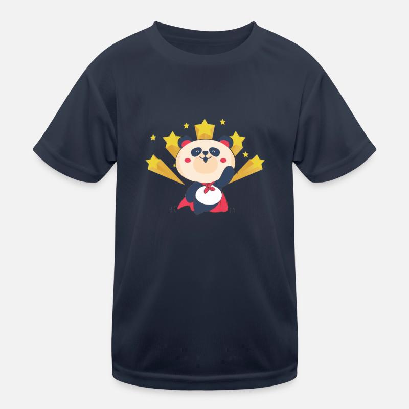 Panda Superhéros T-shirt sport Enfant