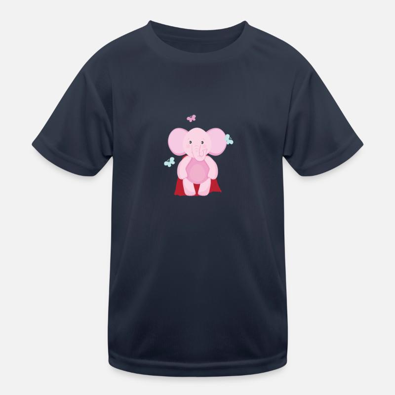 Éléphant Superhéros T-shirt sport Enfant