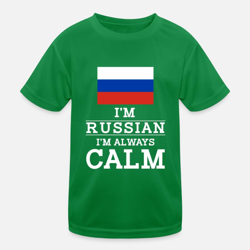 Russie Im always calm T-shirt sport Enfant