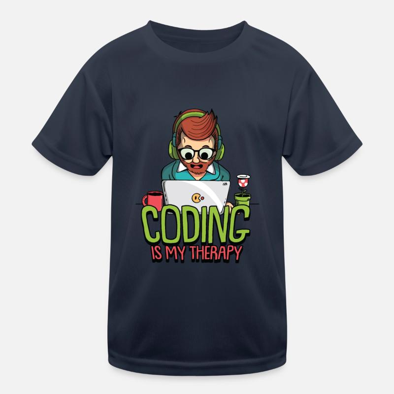 Hacking Programmer Hacker Code Coding Gift Kids Functional T-Shirt