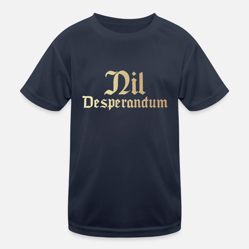 Nil Desperandum Kinder Funktions-T-Shirt