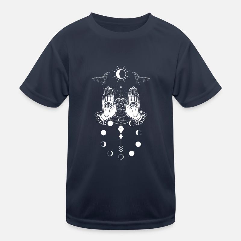 Hand Eye Witchcraft Tarot Kids Functional T-Shirt