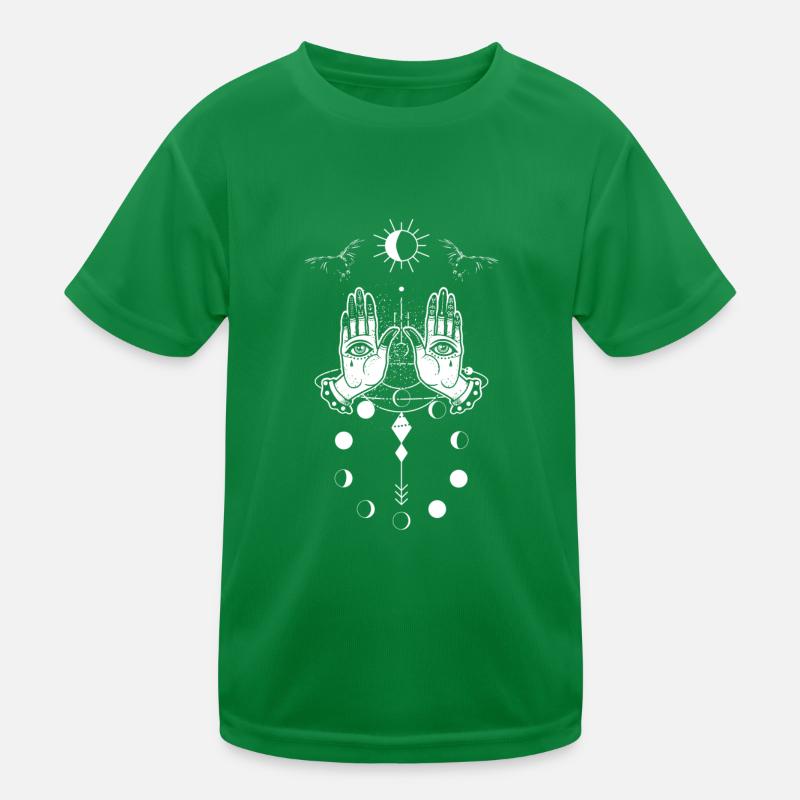 Hand Eye Witchcraft Tarot Kids Functional T-Shirt