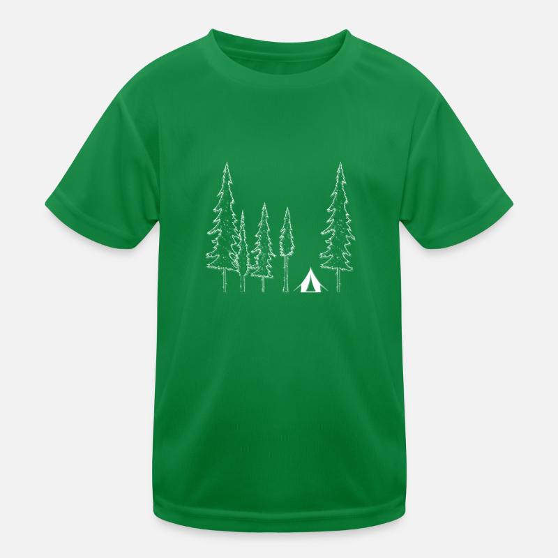 Forêt de tentes T-shirt sport Enfant