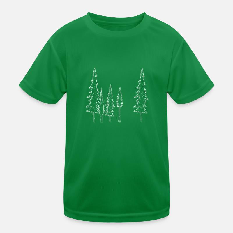 Forêt d’arbres T-shirt sport Enfant