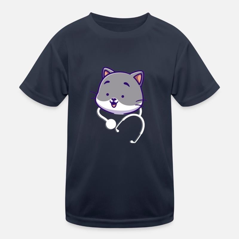 Stethoskop niedlich Kinder Funktions-T-Shirt