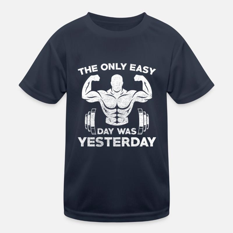 Bodybuilder Kinder Funktions-T-Shirt