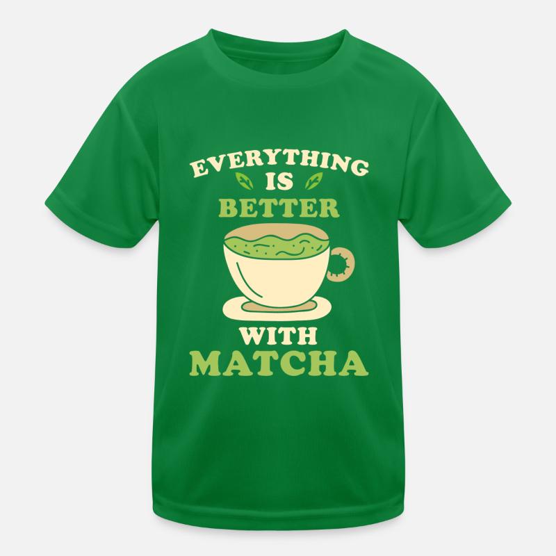 Matcha Tee Kinder Funktions-T-Shirt