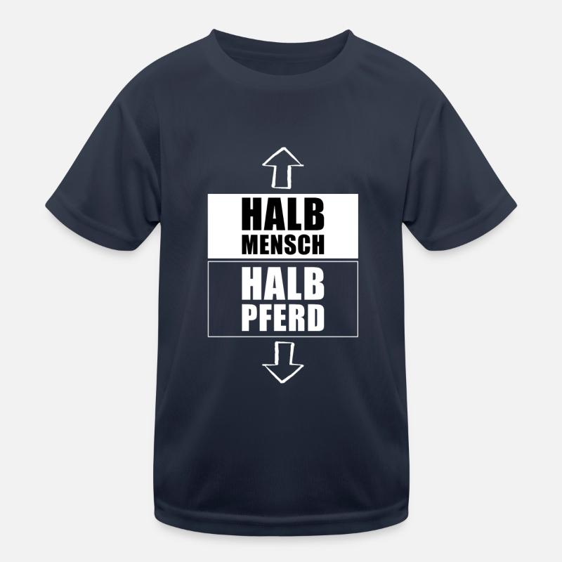 Half Human Half Horse Man Humor Centaur Kids Functional T-Shirt