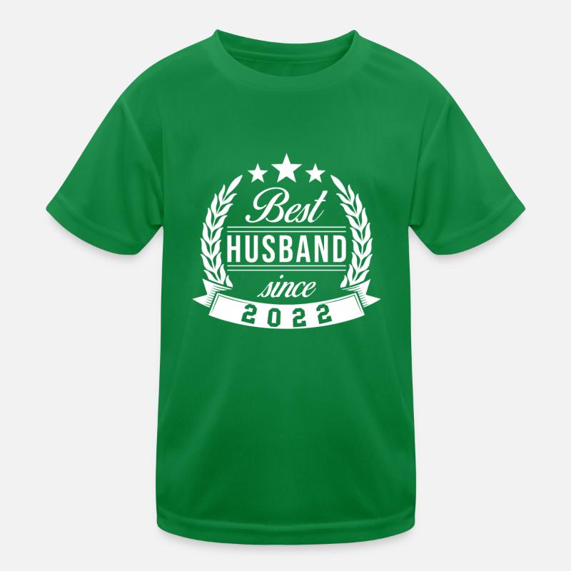 Best Husband since 2022 Kids Functional T-Shirt