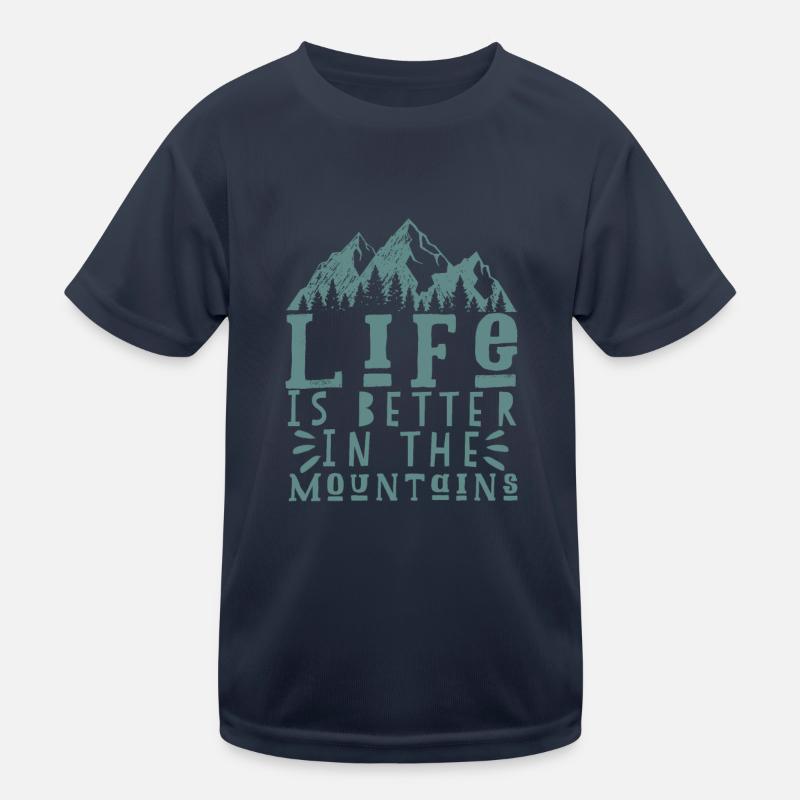Mountain Saying Kids Functional T-Shirt